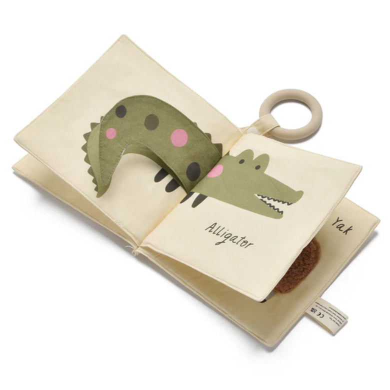 Safari Cloth Book by Jumini Baby