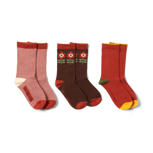 Flowers Ankle Socks by Little Green Radicals