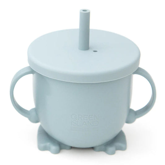 Blue Silicone Sippy Cup by Green Island