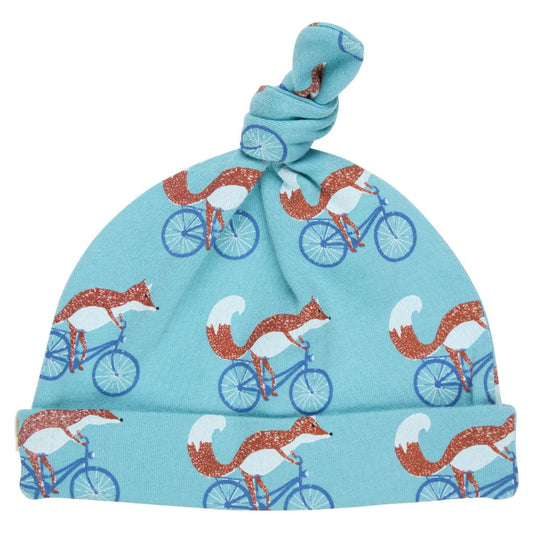 Cycling Fox Knotted Hat by Pigeon Organics