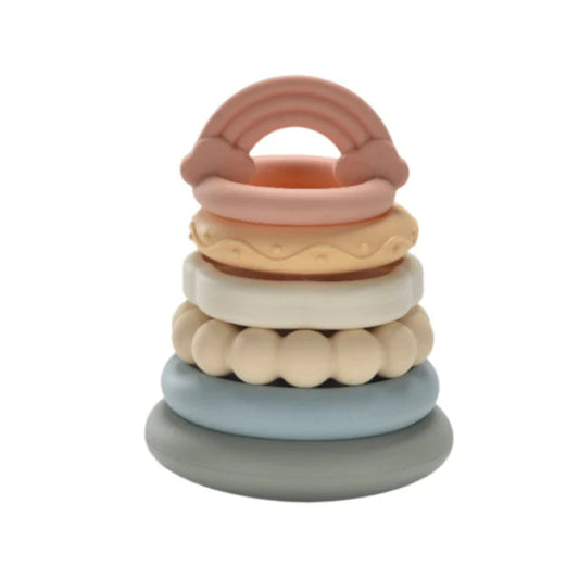 Rainbow Stacking Teether by Jumini Baby