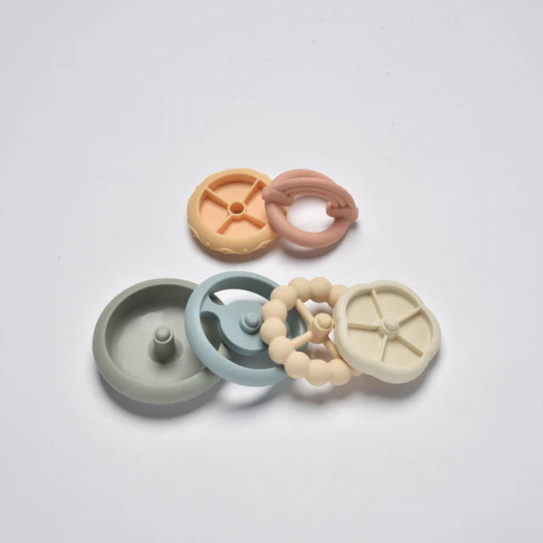 Rainbow Stacking Teether by Jumini Baby