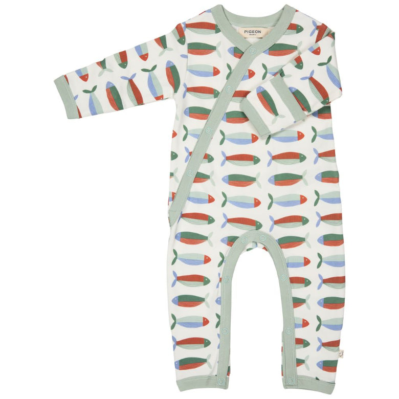 Sardines Kimono Romper by Pigeon Organics