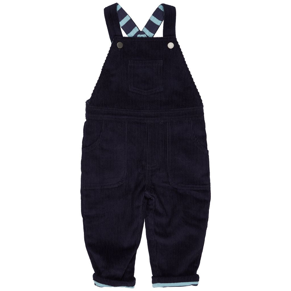 Navy Cord Dungarees by Pigeon Organics