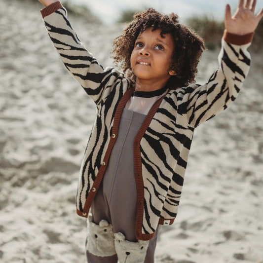 Zebra Cardigan by Turtledove London