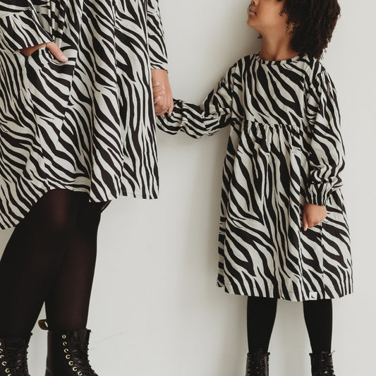 Zebra Dress by Turtledove London