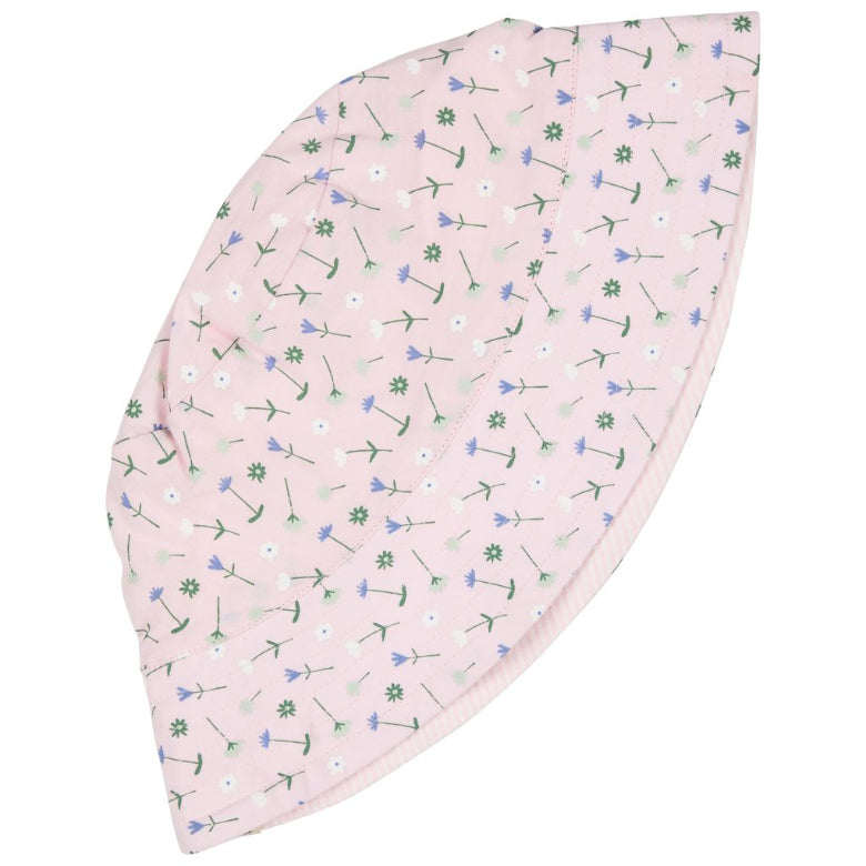 Pink Flowers Reversible Sun Hat by Pigeon Organics