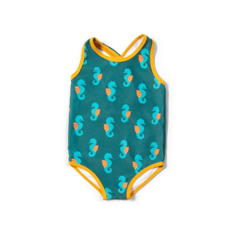 Seahorse Recycled Swimsuit By Little Green Radicles