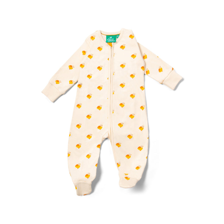 Little Ducks Zip Babygrow by Little Green Radicals