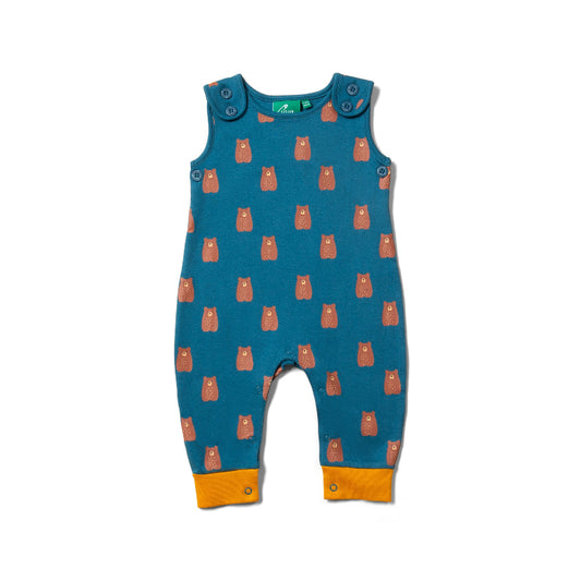 Teddy Bears Everyday Dungarees by Little Green Radicals