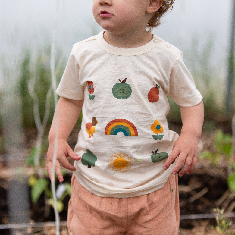 Vintage Rainbows T Shirt by Little Green Radicals