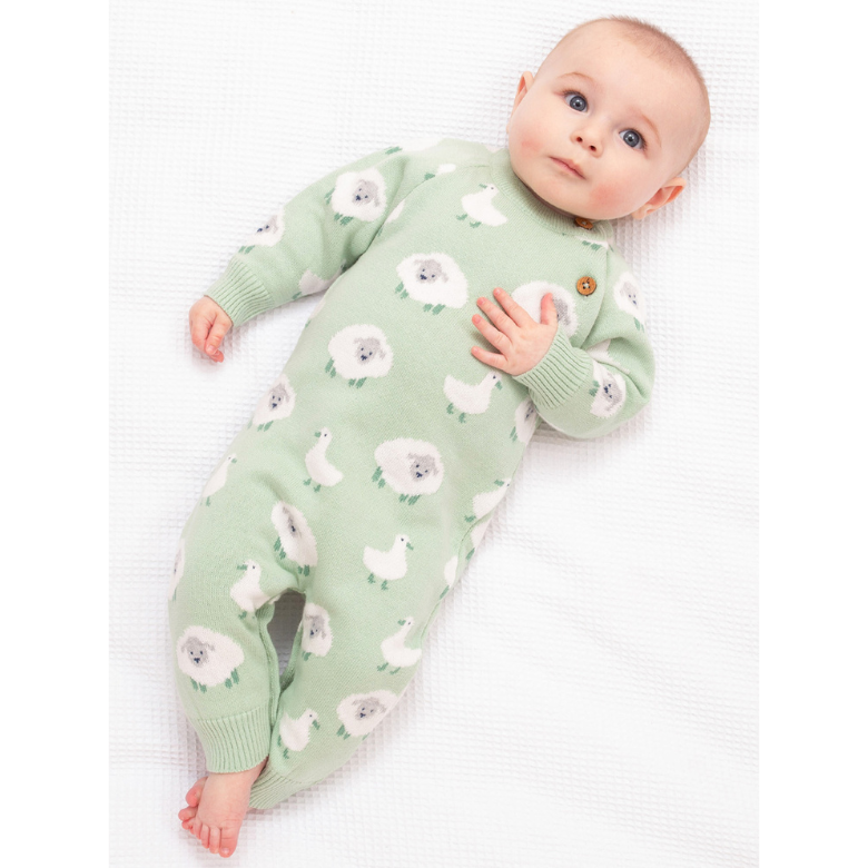Baa Baa Quack Knit Romper by Kite Clothing