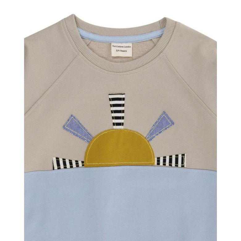Cut and Sew Sunrise Sweatshirt by Turtledove London