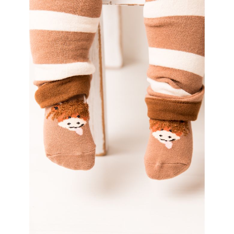 Neutral Hamish Socks by Blade & Rose