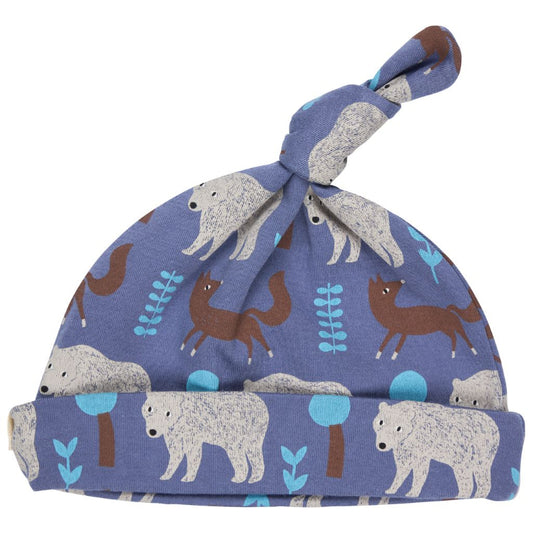 Bear and Fox Knotted Hat by Pigeon Organics