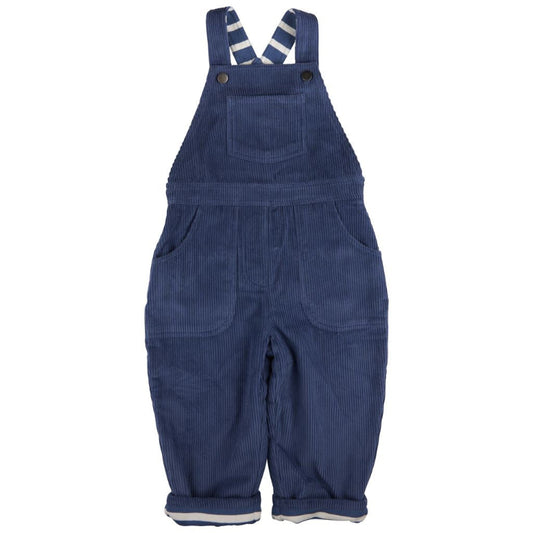 Night Blue Cord Dungarees by Pigeon Organics