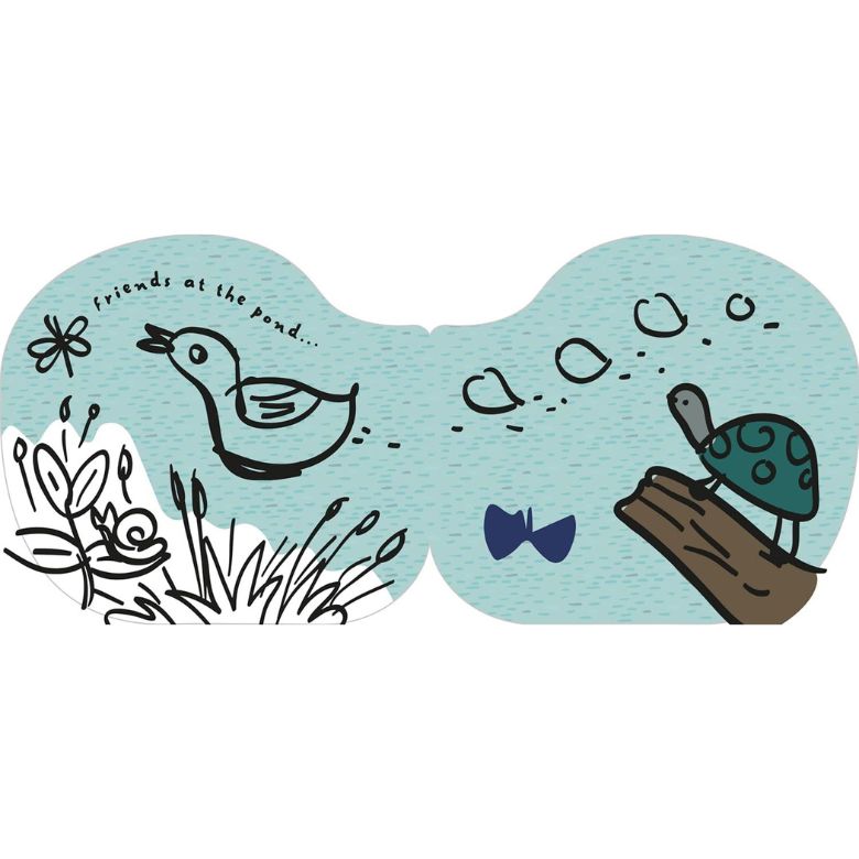 Duck and Friends Bath Book by Wee Gallery