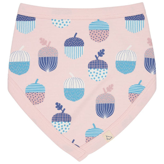 Pink Acorns Bib by Pigeon Organics
