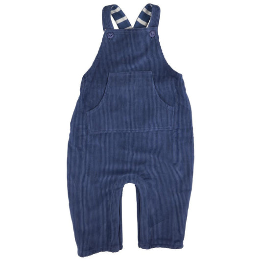 Blue Baby Dungarees by Pigeon Organics