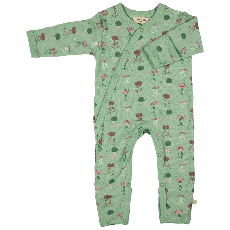 Jellyfish Kimono Romper by Pigeon Organics