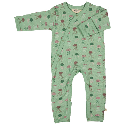 Jellyfish Kimono Romper by Pigeon Organics