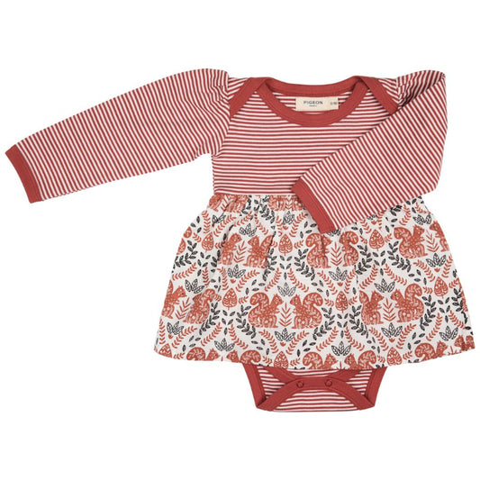 Squirrel Baby Dress by Pigeon Organics