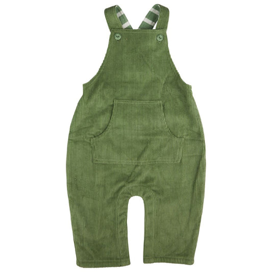 Green Baby Dungarees by Pigeon Organics