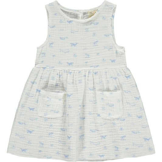 `Iris' White Whales Dress by Ettie + H