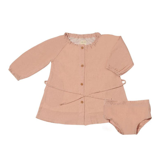 'Caja' Peach Dress by Ettie + H