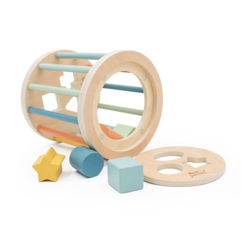 Wooden Shape Sorting Cage By Jumini