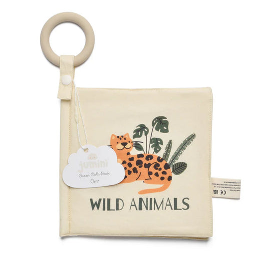 Safari Cloth Book by Jumini Baby