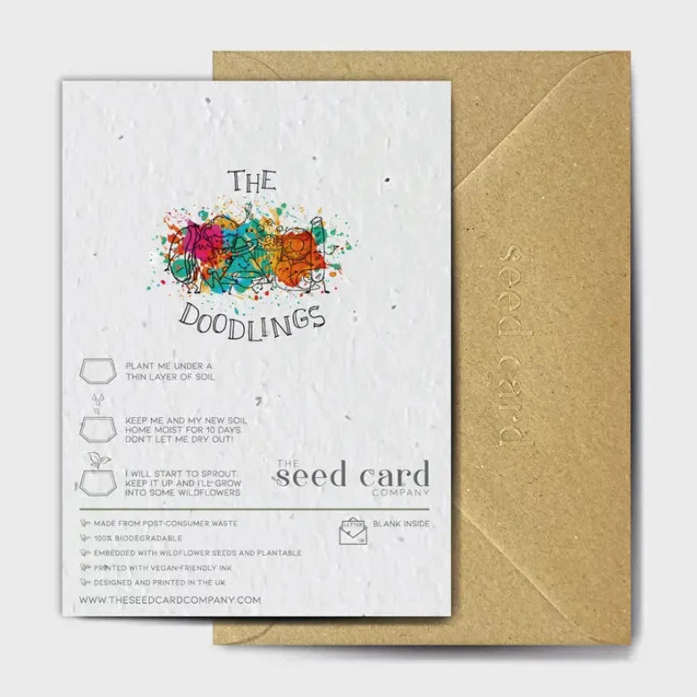 'Cracking Christmas' Plantable Card