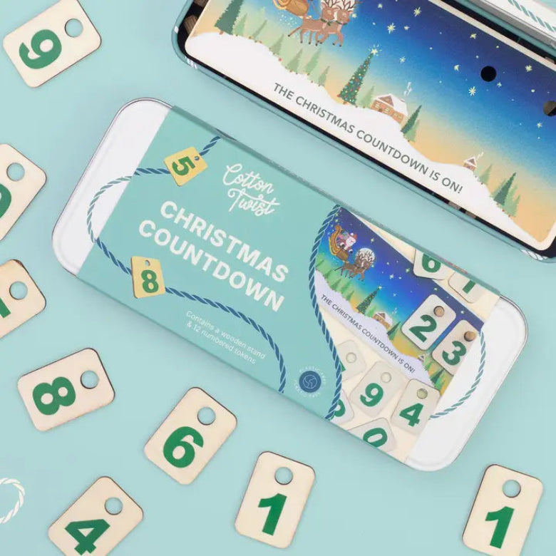 Christmas Countdown Calendar Chart by Cotton Twist