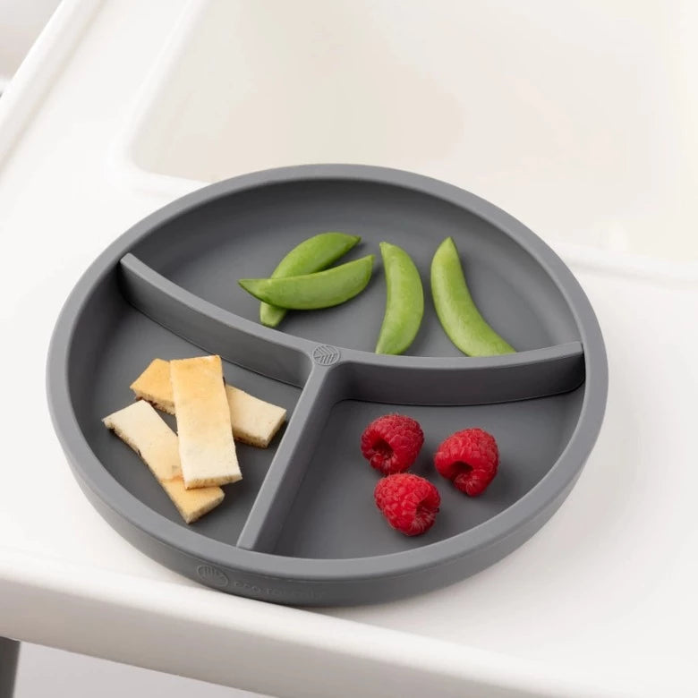 Silicone Divider Suction Plate - Grey by Eco Rascals