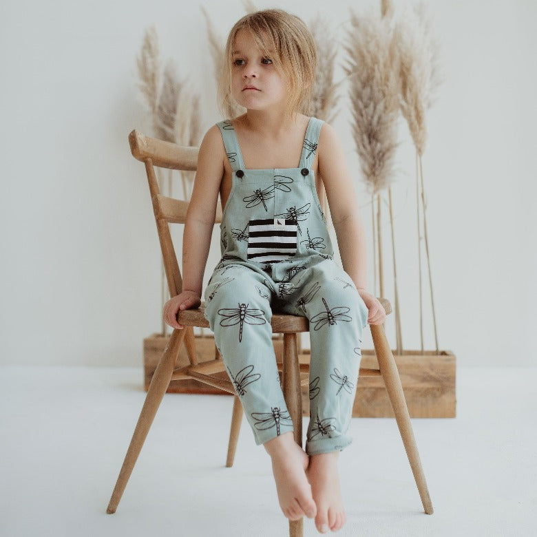 Damselfly Dungarees by Turtledove London