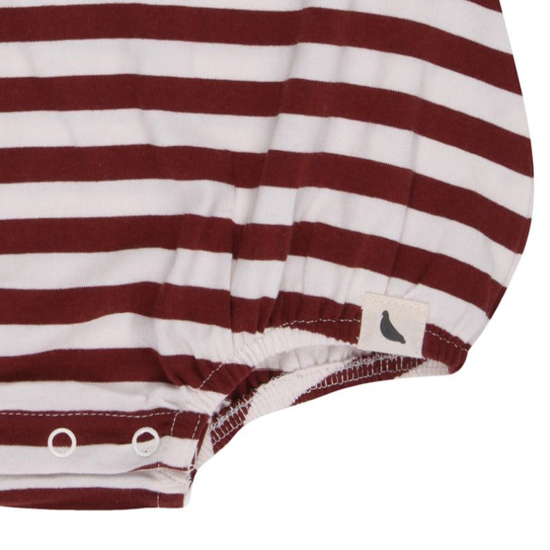 Brick Stripe Bubble Romper by Turtledove London