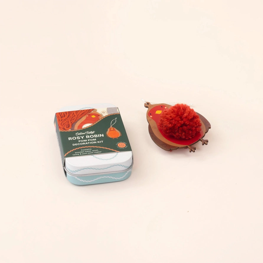 Make Your Own Pom Pom Robin Decoration Kit by Cotton Twist