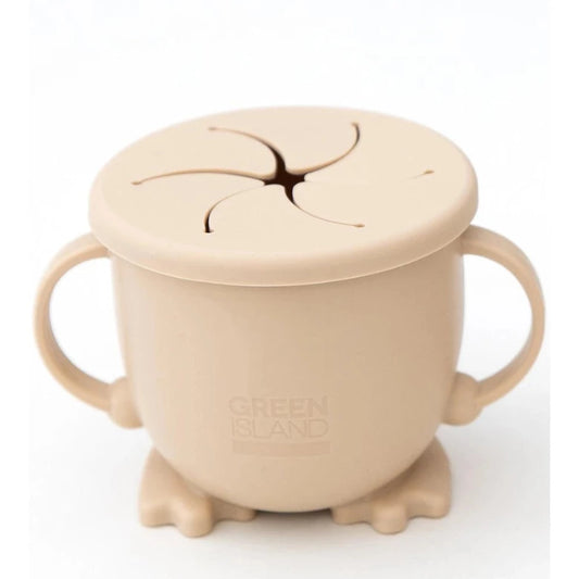 Cream Silicone Snack Pot by Green Island