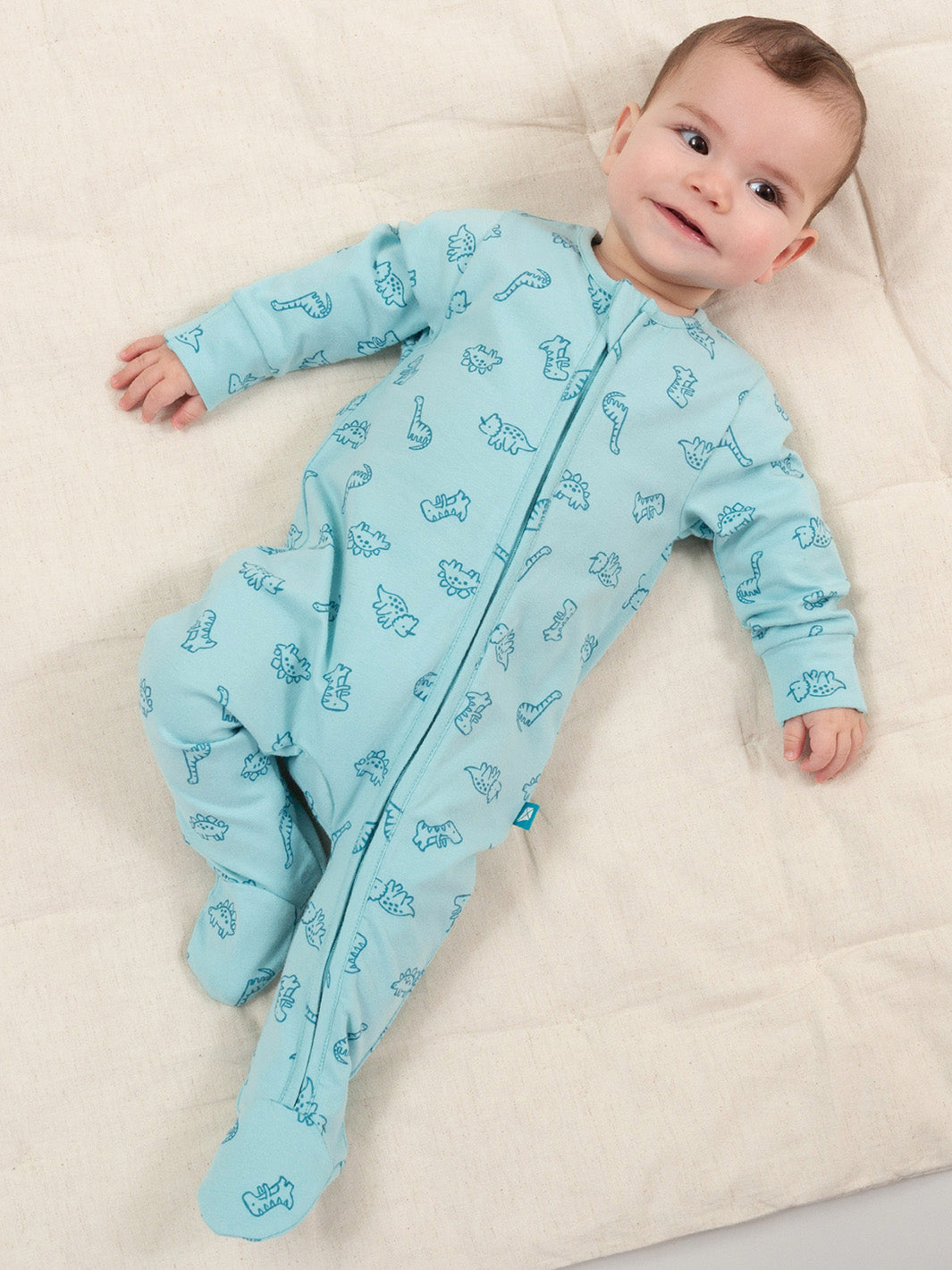 Diddy Dino Sleepsuit by Kite Clothing
