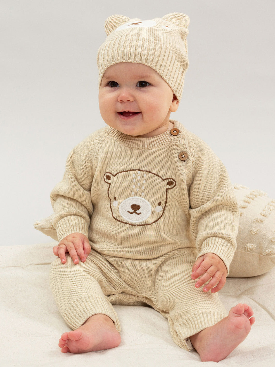 Little Ted Knit Romper by Kite Clothing