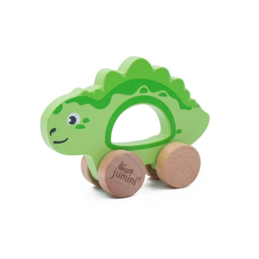 Wooden Push Along Stegosaurus By Jumini