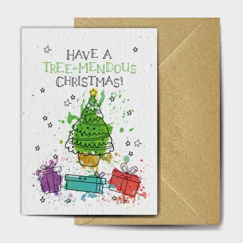 'Tree-Mendous' Plantable Card | The Seed Card Company | Plantable Card ...