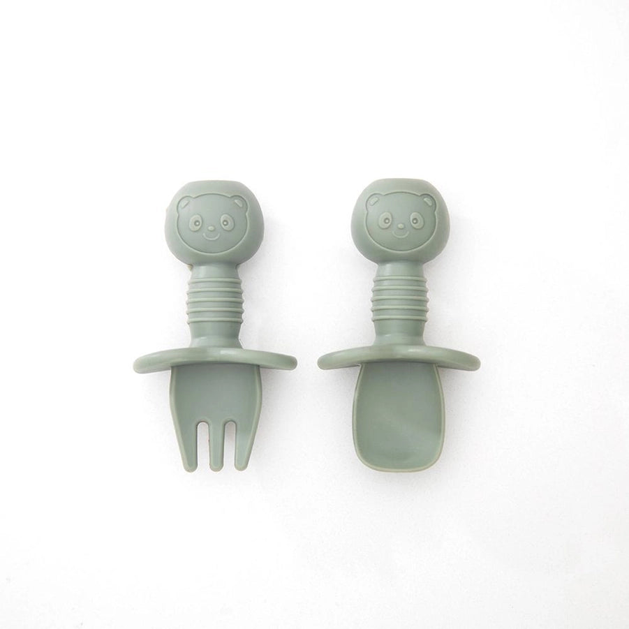 Green Baby Cutlery Set by Green Island