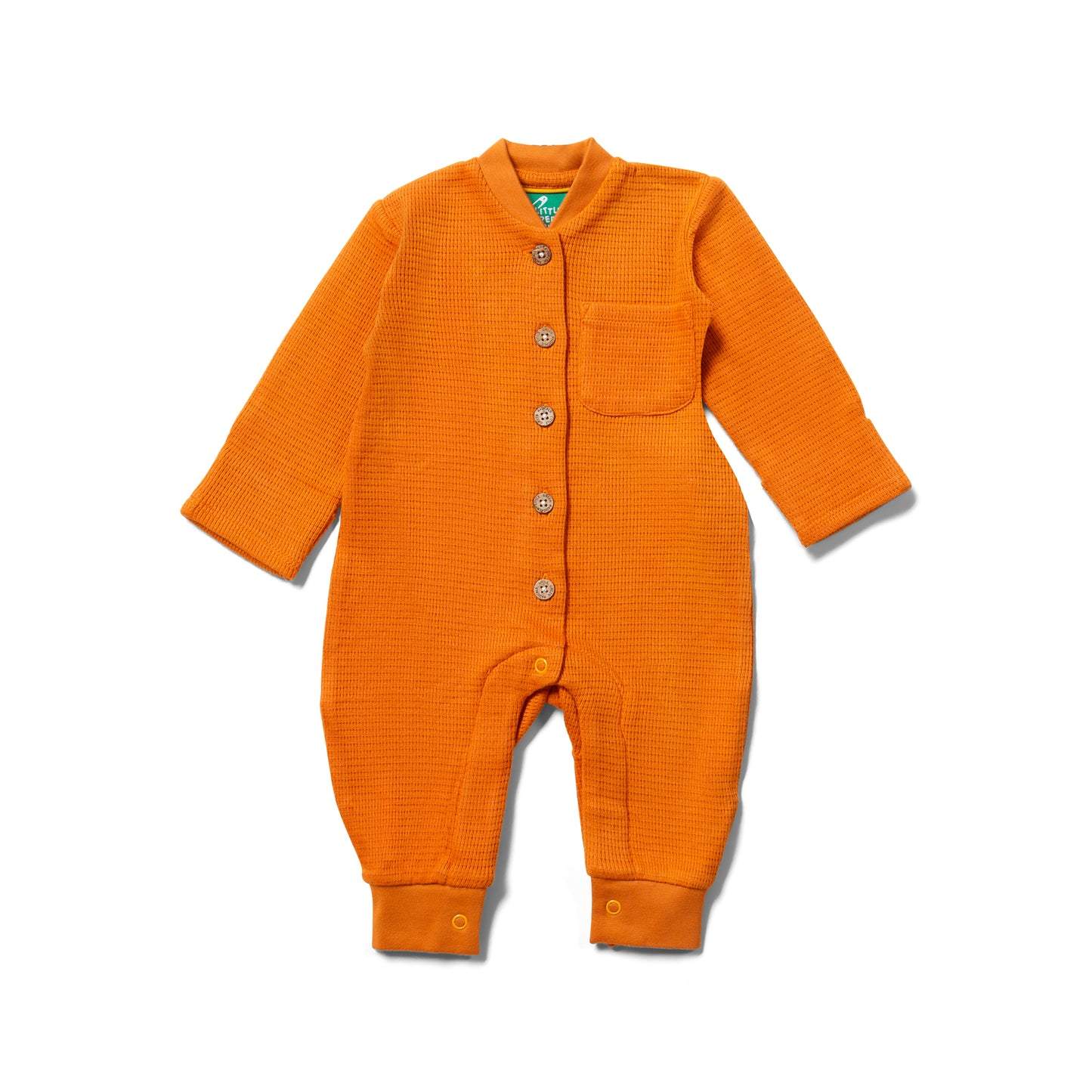 Golden Ochre Waffle Playsuit By Little Green Radicals