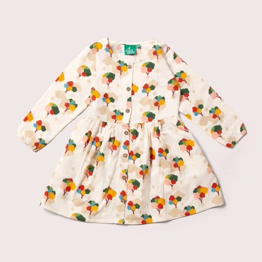 Rainbow Trees Comfy Pocket Dress by Little Green Radicals