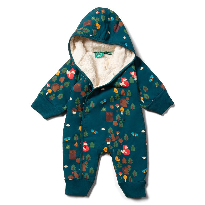 Enchanted Forest Sherpa Lined Snowsuit by Little Green Radicals