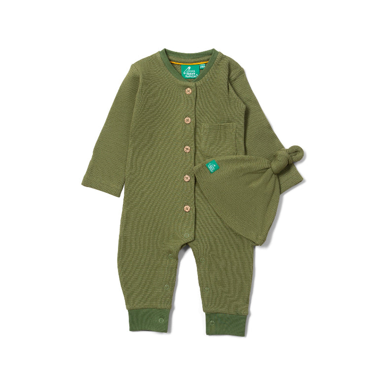 Chive Waffle Tie Hat by Little Green Radicals