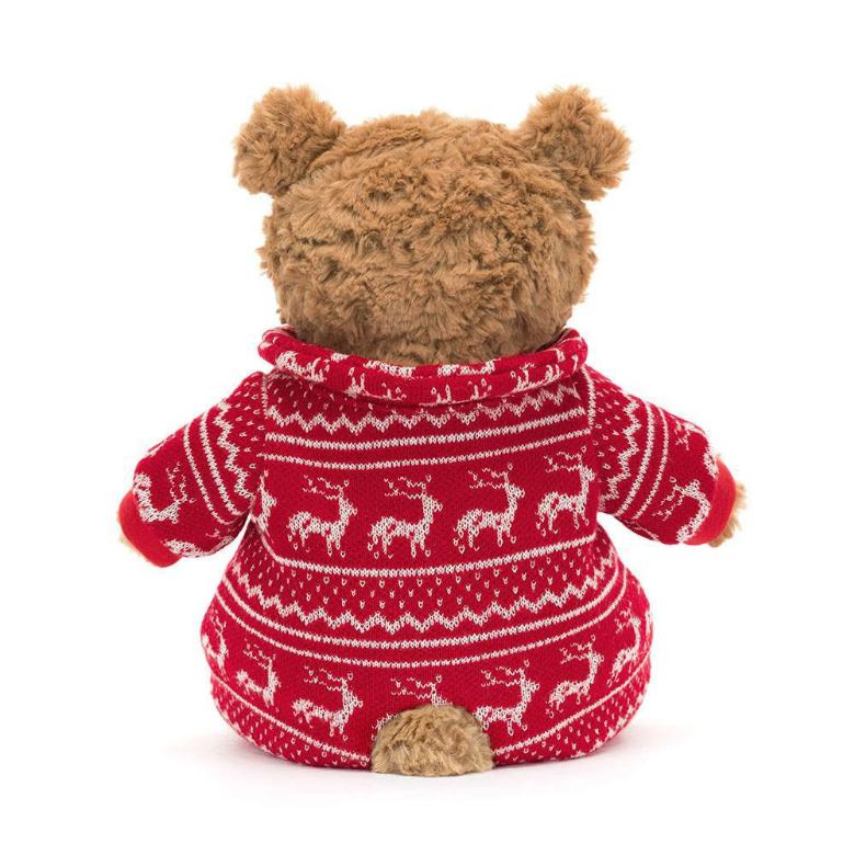 Bartholomew Bear Winter Pyjamas by Jellycat