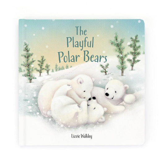 The Playful Polar Bear Book by Jellycat