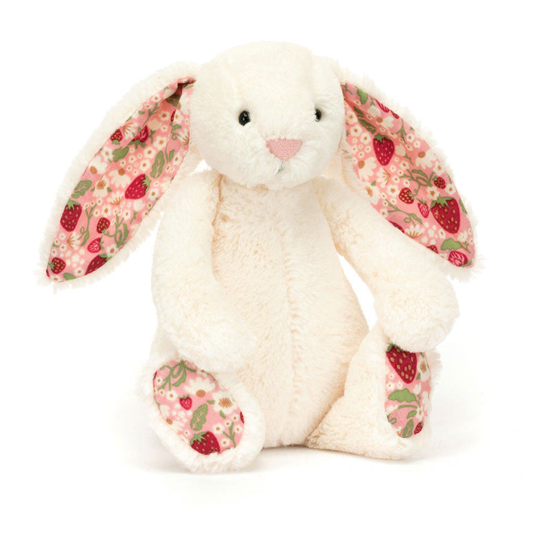 Blossom Cream Bunny 'Berry' Little by Jellycat